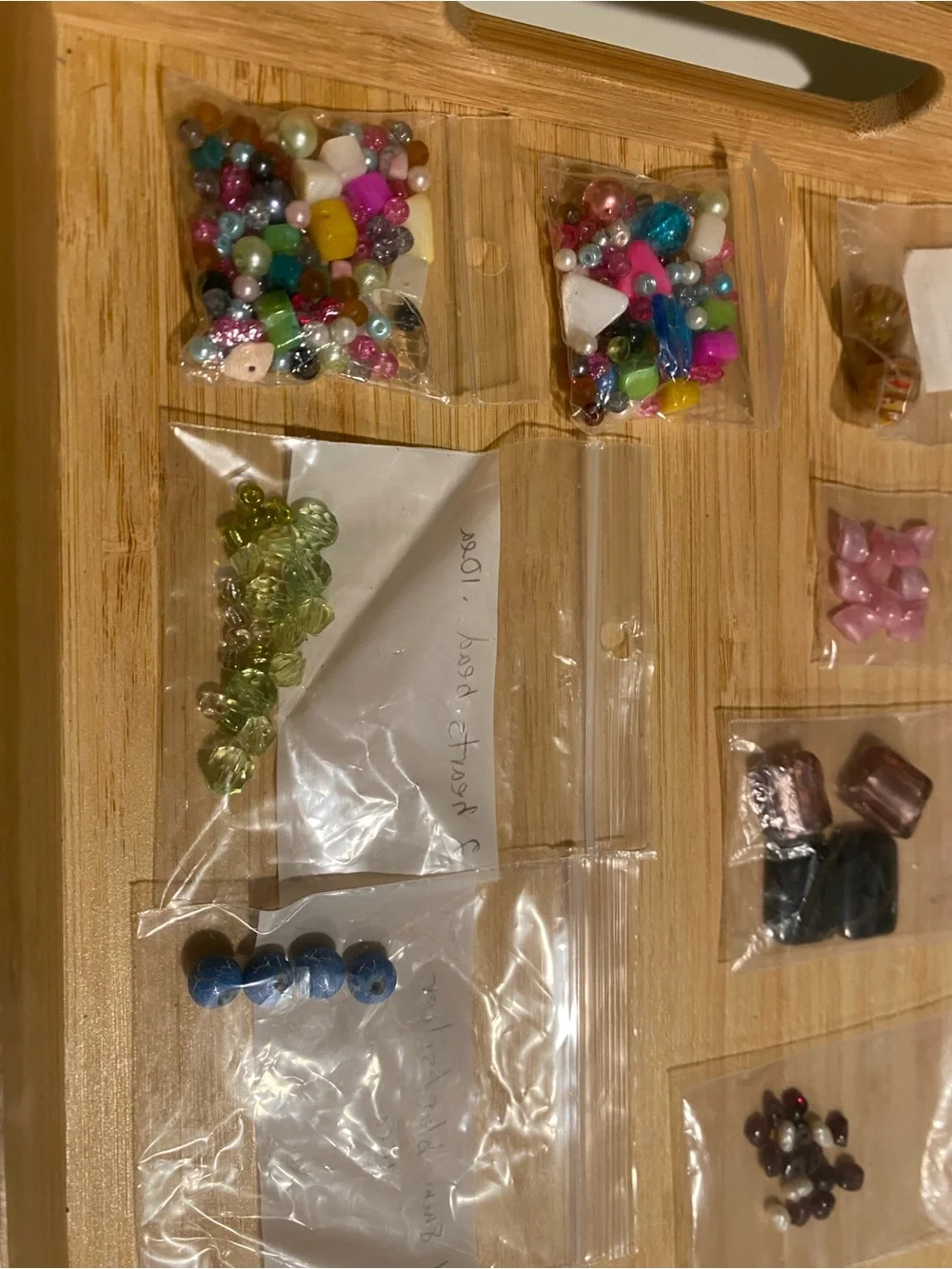 BEAD BUNDLE - and assortment of vintage beads and stones